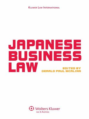 cover image of Japanese Business Law